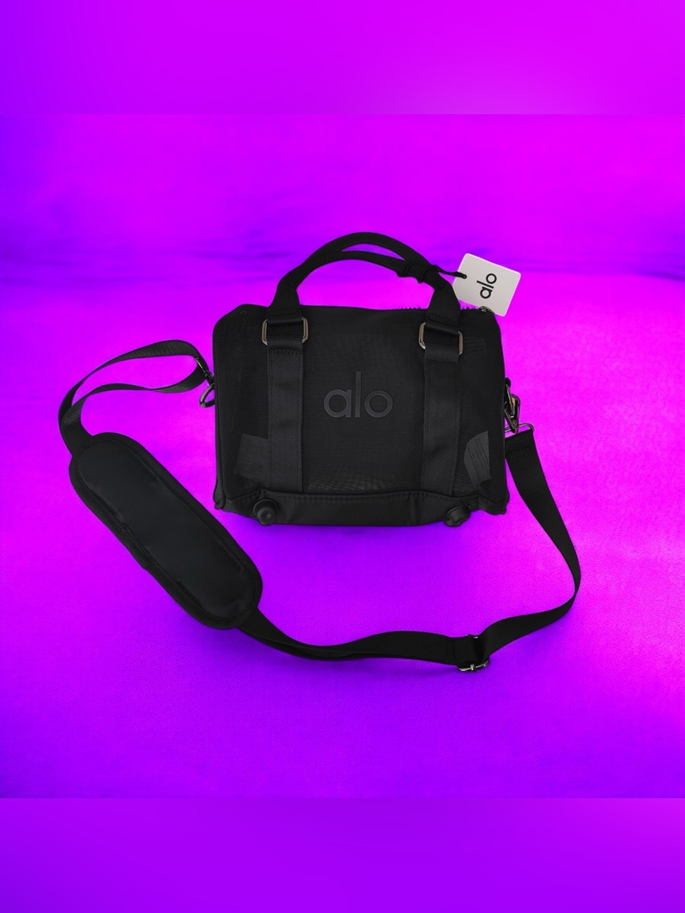 🚀ALO Yoga Black Crossbody Bag with Adjustable Strap